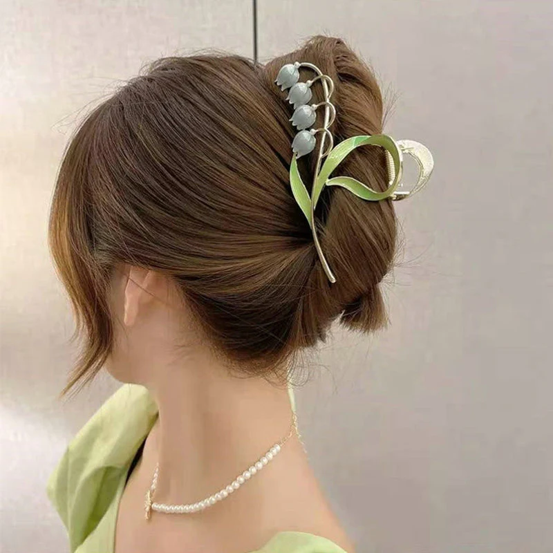 Bluebell Floral Hair Claw Clip - Image 4