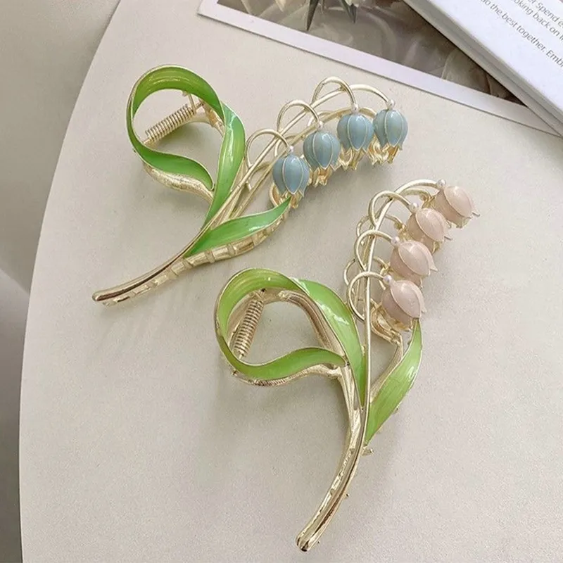 Bluebell Floral Hair Claw Clip - Image 5