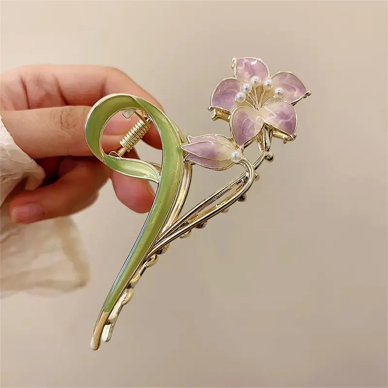 Bluebell Floral Hair Claw Clip - Image 8