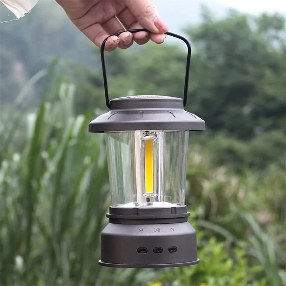 Bluetooth Camping Stepless Dimming Speaker Lantern - Image 2