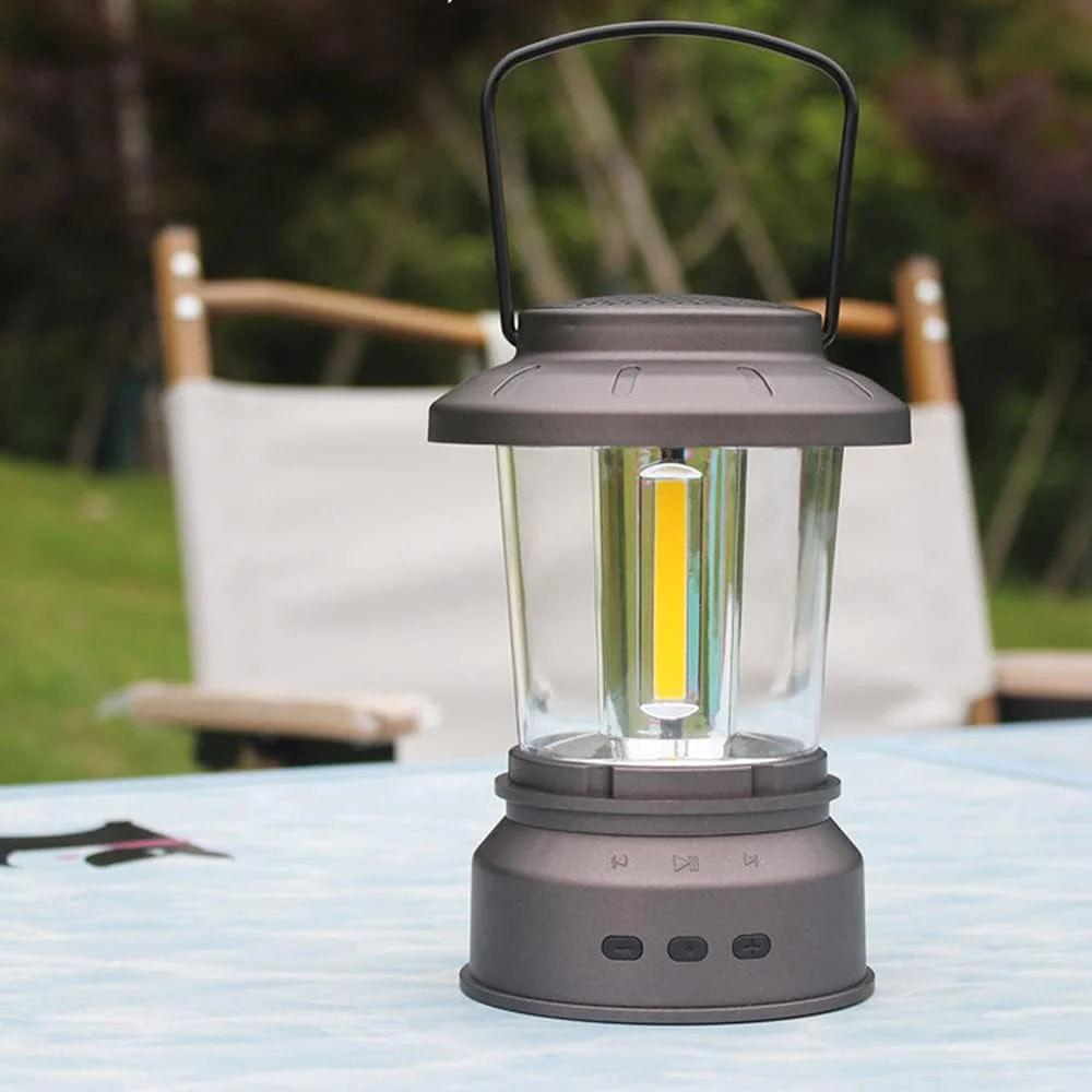 Bluetooth Camping Stepless Dimming Speaker Lantern - Image 4