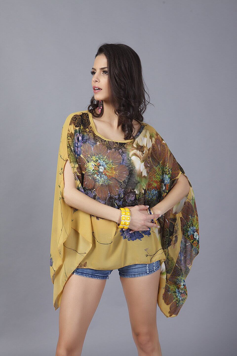 Bohemian Chiffon Vintage Blouse for Women - Image 4