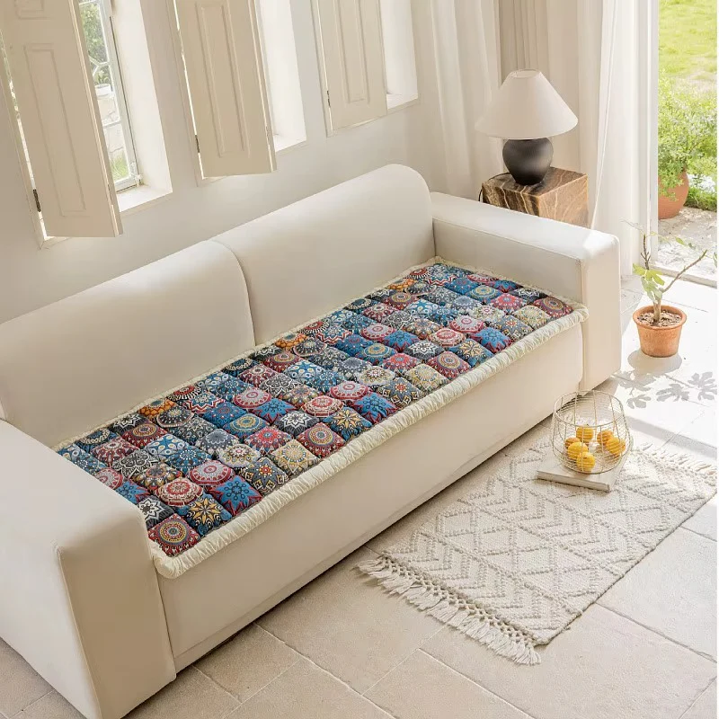 Bohemian Style Cushion Cotton Couch Pad - Image 11