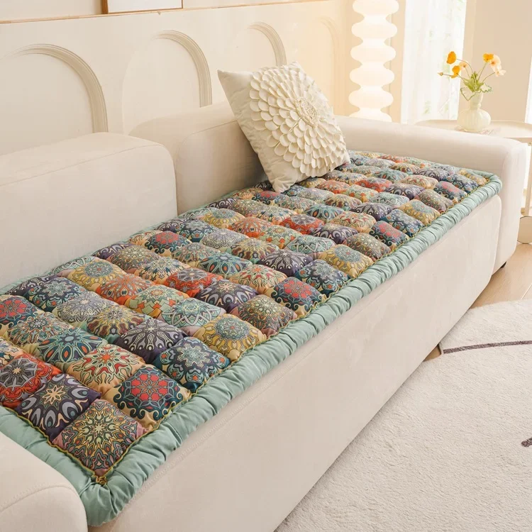 Bohemian Style Cushion Cotton Couch Pad - Image 3