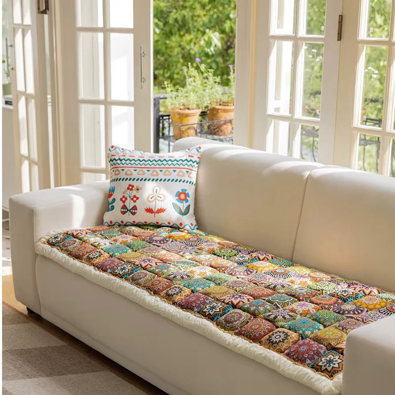 Bohemian Style Cushion Cotton Couch Pad - Image 8