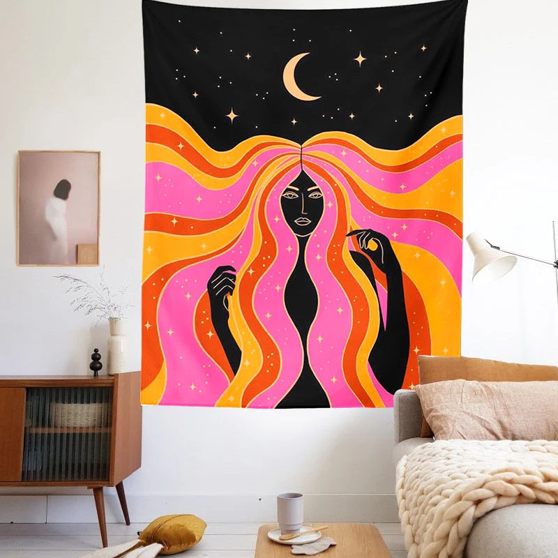 Bohemian Style Moon Energy Wall Hanging Decor - Image 11