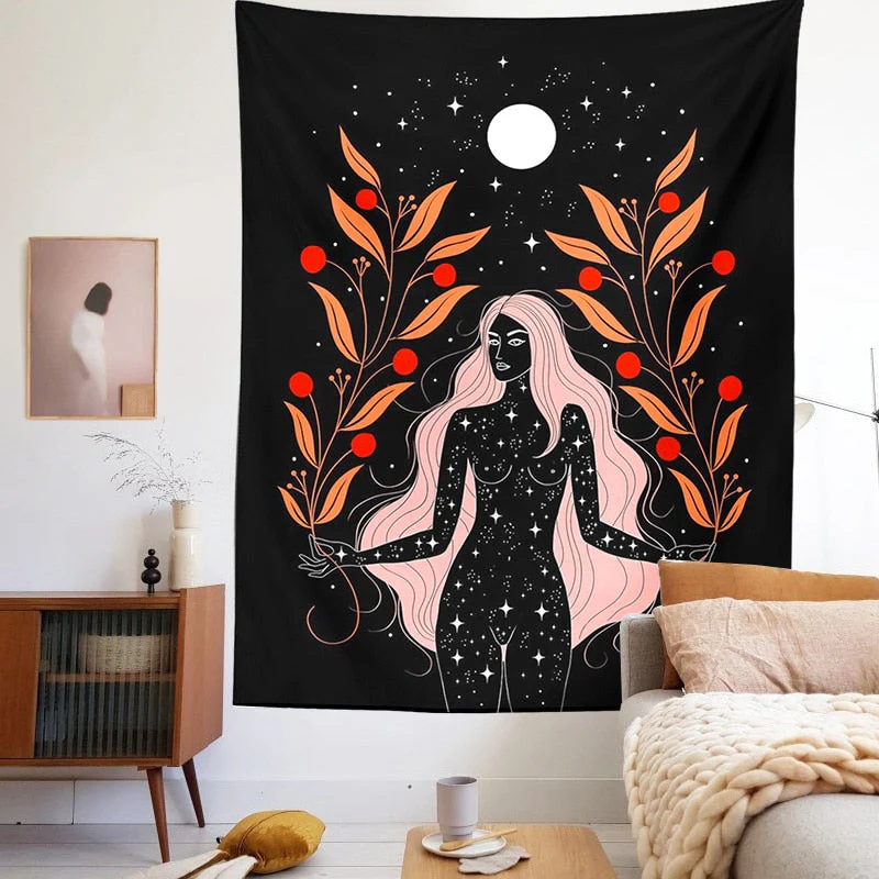 Bohemian Style Moon Energy Wall Hanging Decor - Image 3