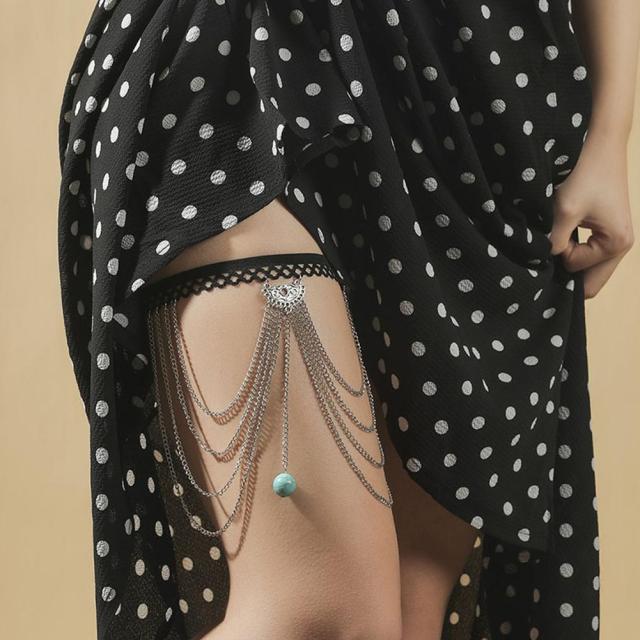 Bohemian Style Women Beach Body Leg Chain - Image 6