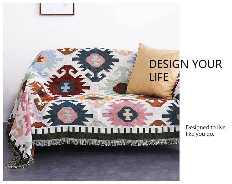 Boho StyleKnitted Blanket - Image 12