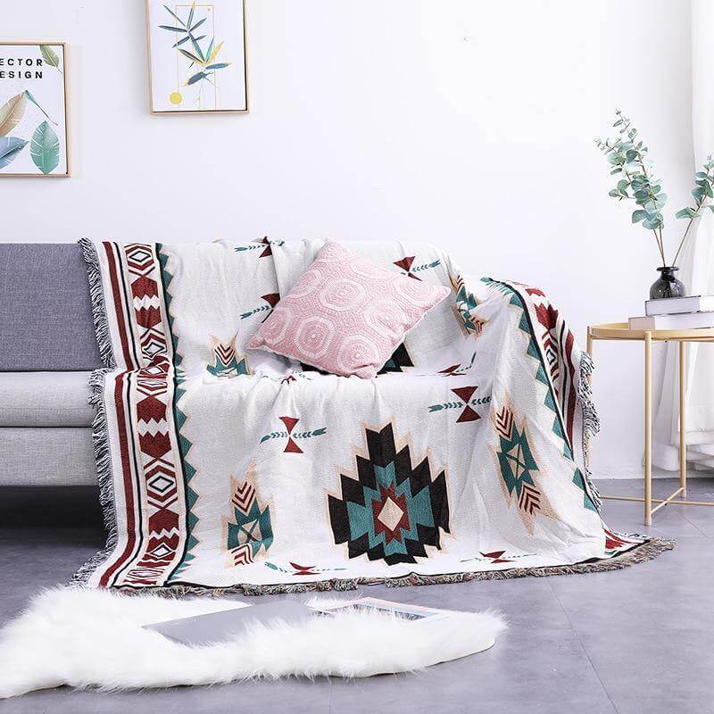 Boho StyleKnitted Blanket - Image 2