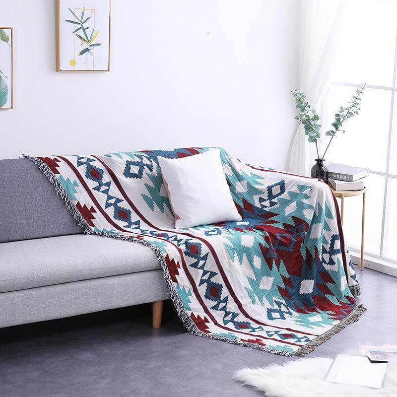 Boho StyleKnitted Blanket - Image 6