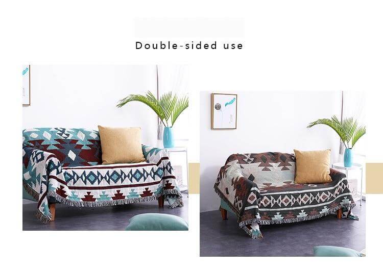 Boho StyleKnitted Blanket - Image 7