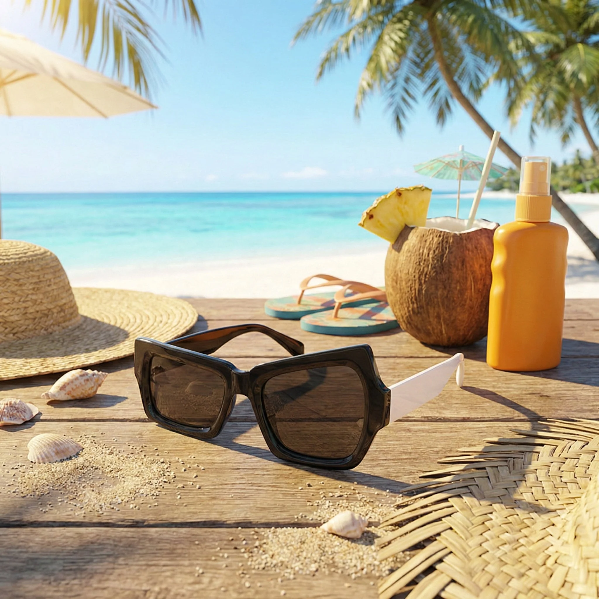 Bold Eye Geometric Sunglasses - Image 3