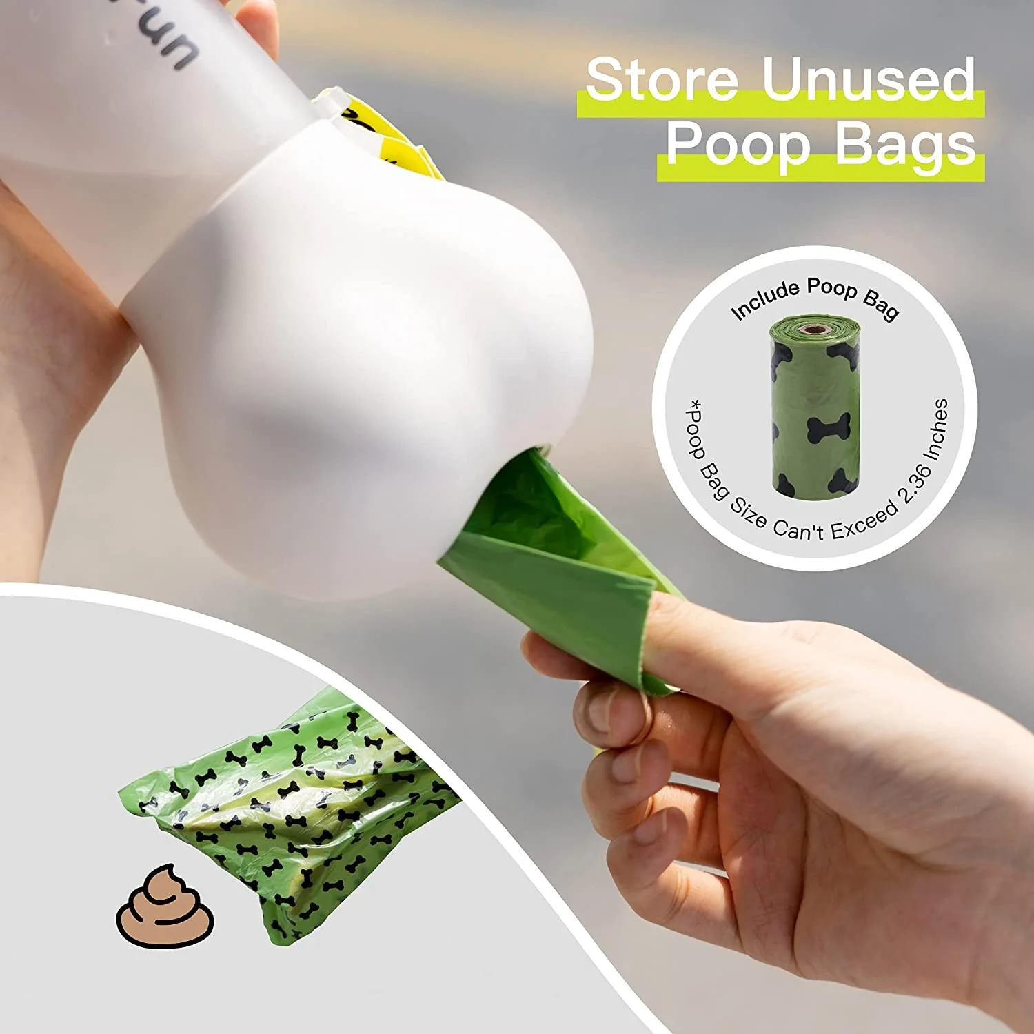 Bone Shape Pet Water Bottle - Image 5