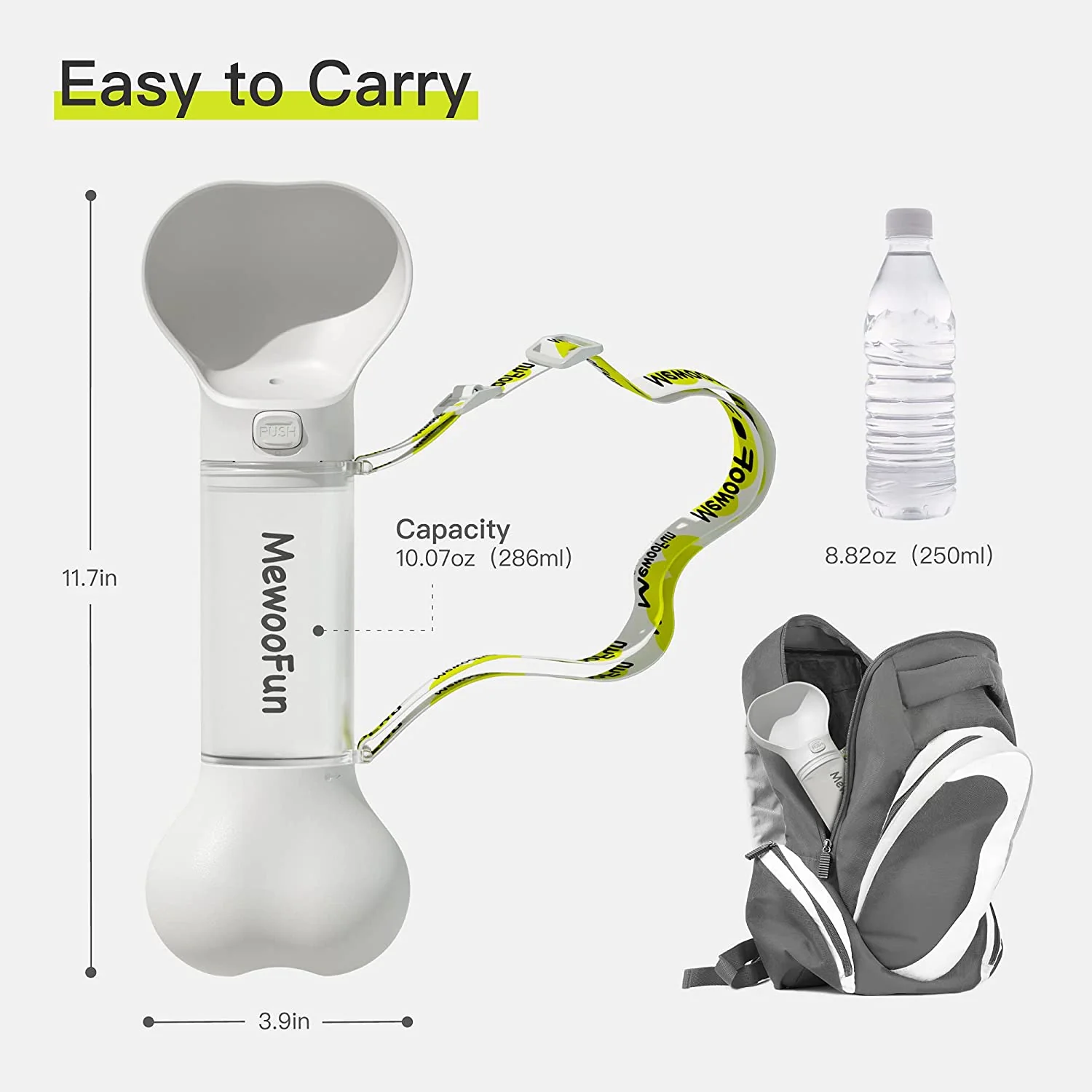 Bone Shape Pet Water Bottle - Image 6