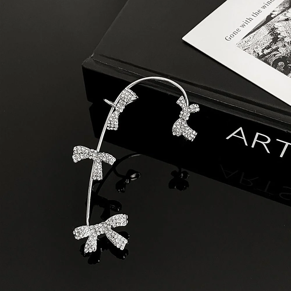 Bow Ear Clip Earrings - Image 4