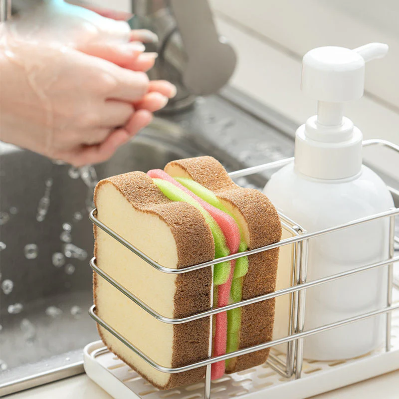Bread Shape Dishwashing Sponge - Image 4