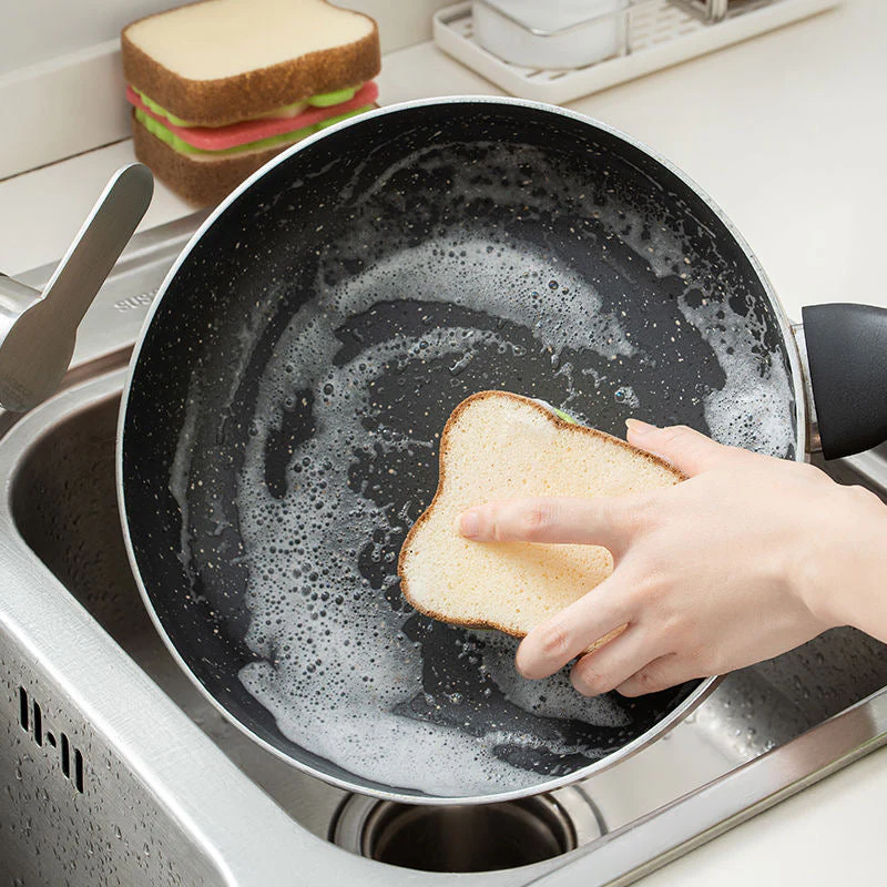 Bread Shape Dishwashing Sponge - Image 5