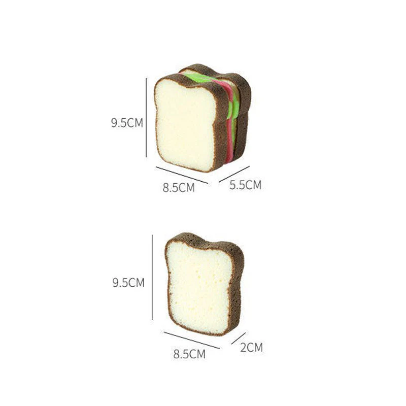 Bread Shape Dishwashing Sponge - Image 8
