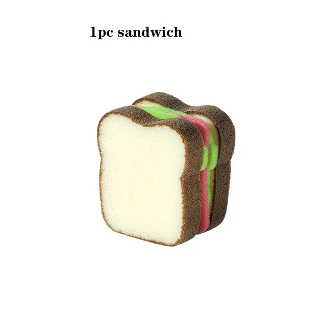 Bread Shape Dishwashing Sponge - Image 9