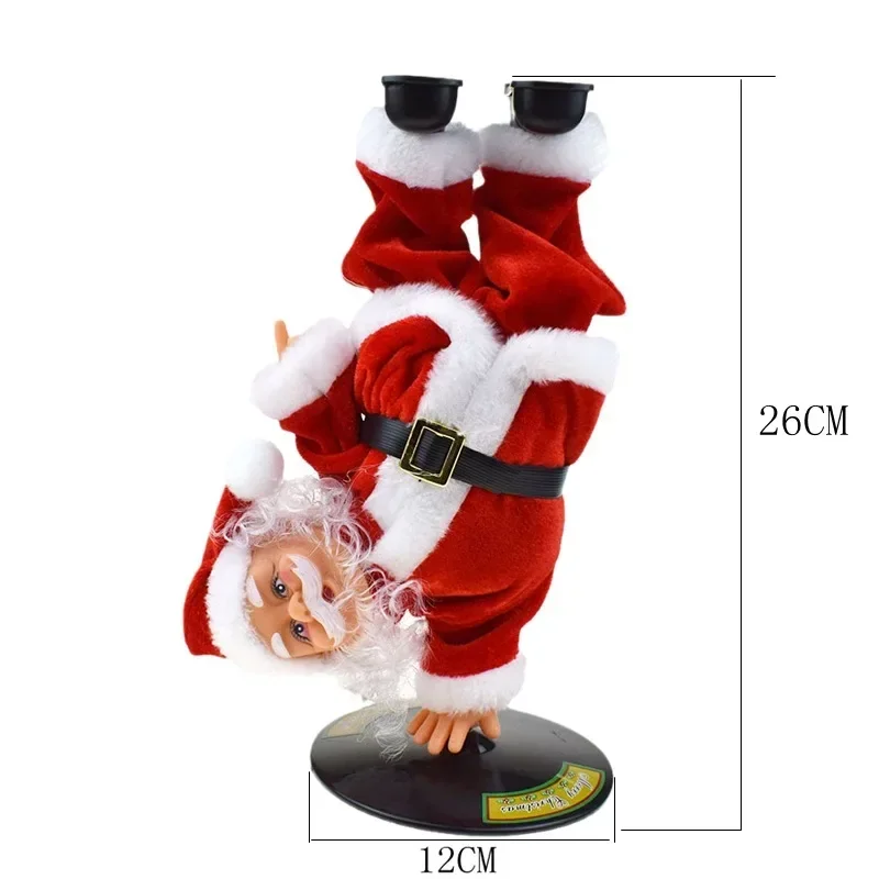 Breakdancing Santa Dynamic Christmas Figurine - Image 5