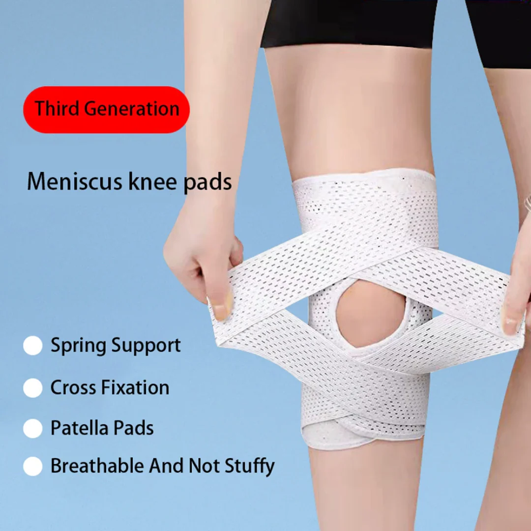 Breathable Adjustable Stabilizing Knee Support Braces - Image 10