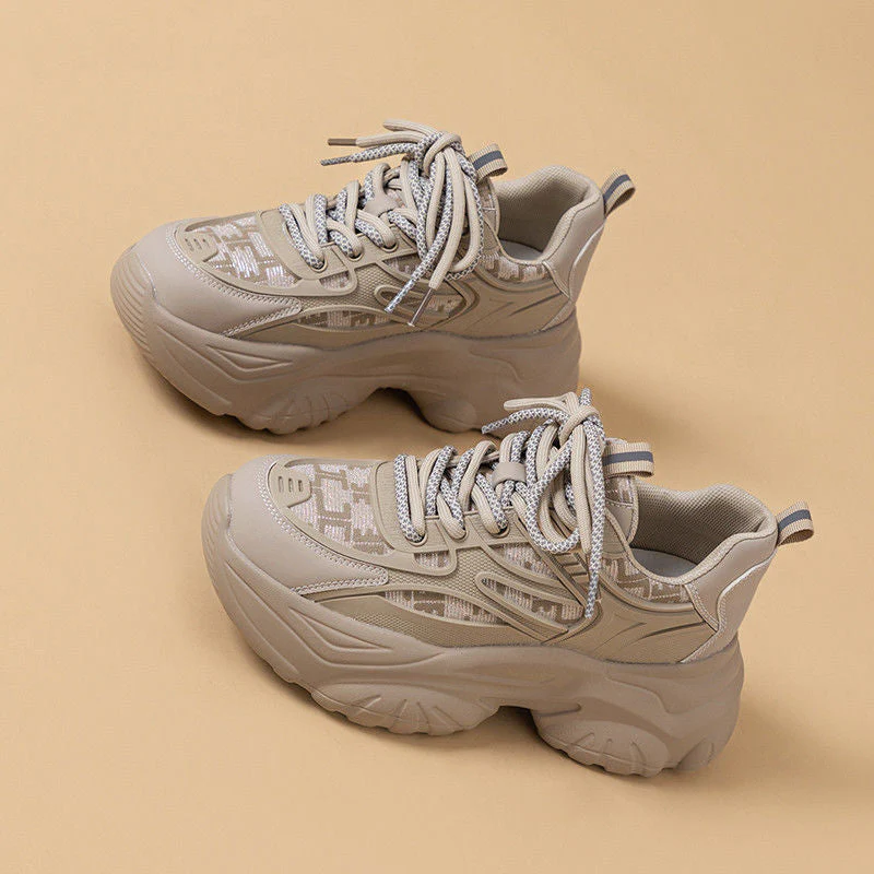 Breathable Cool Comfort Women Platform Sneakers - Image 2
