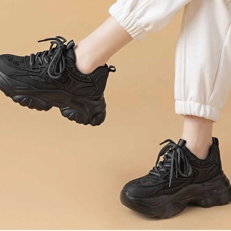 Breathable Cool Comfort Women Platform Sneakers - Image 3