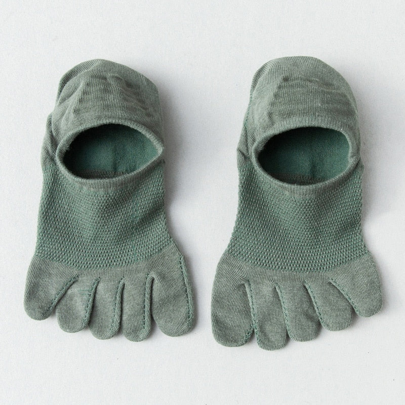 Breathable Cotton Toe Socks - Image 12