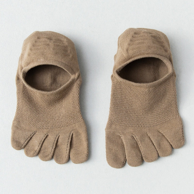 Breathable Cotton Toe Socks - Image 13