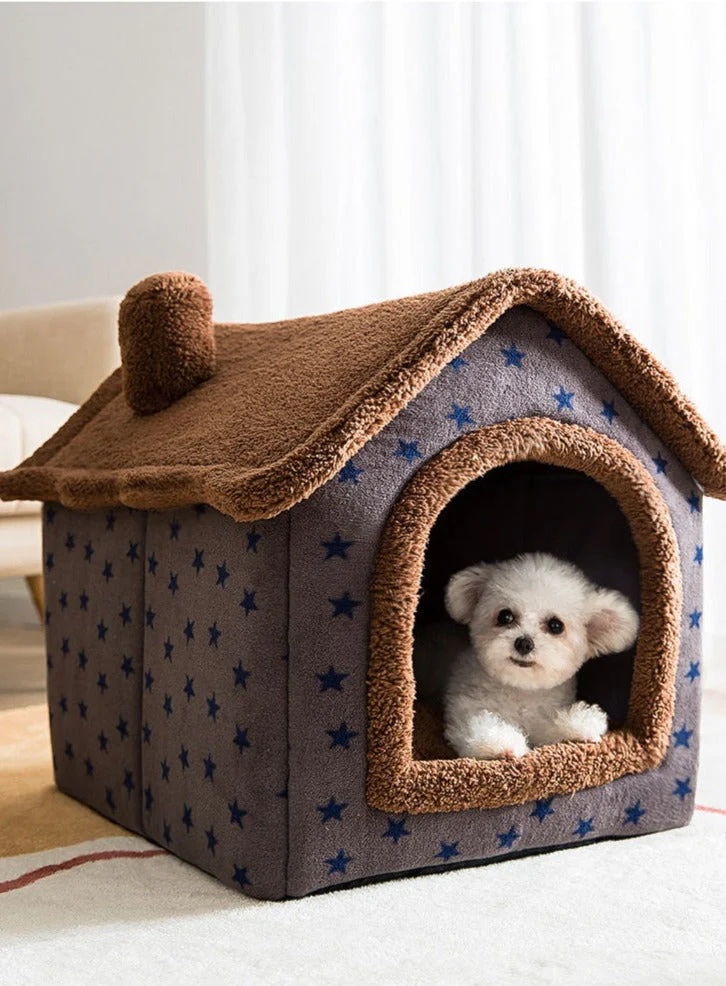 Breathable Cozy Warm Plush Pet House - Image 4