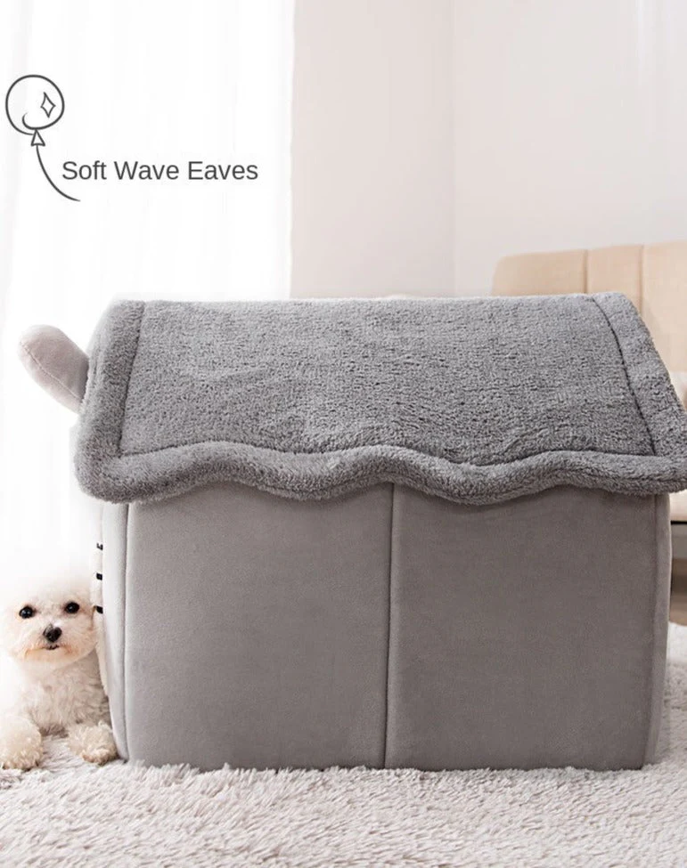 Breathable Cozy Warm Plush Pet House - Image 5