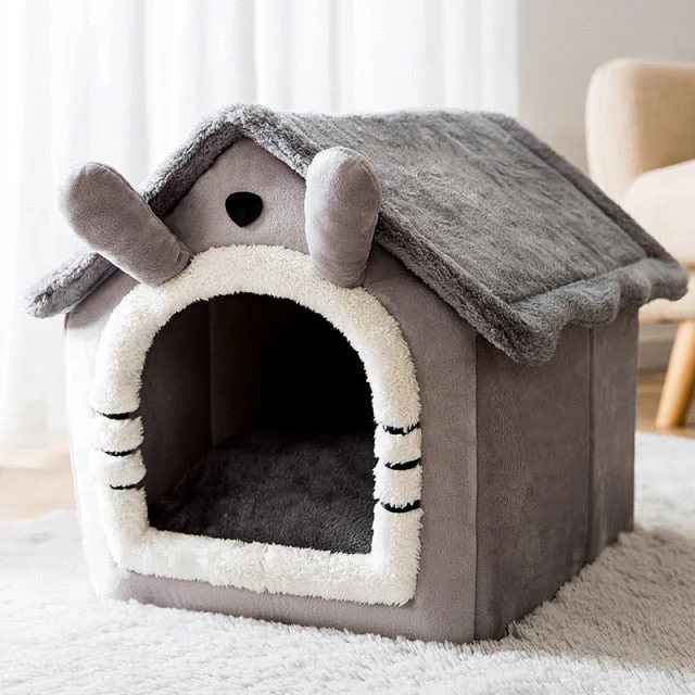 Breathable Cozy Warm Plush Pet House - Image 7