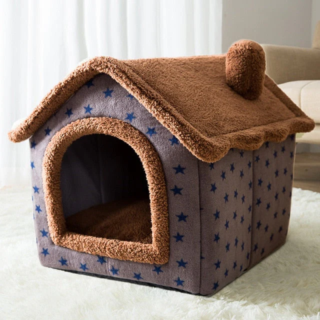 Breathable Cozy Warm Plush Pet House - Image 9