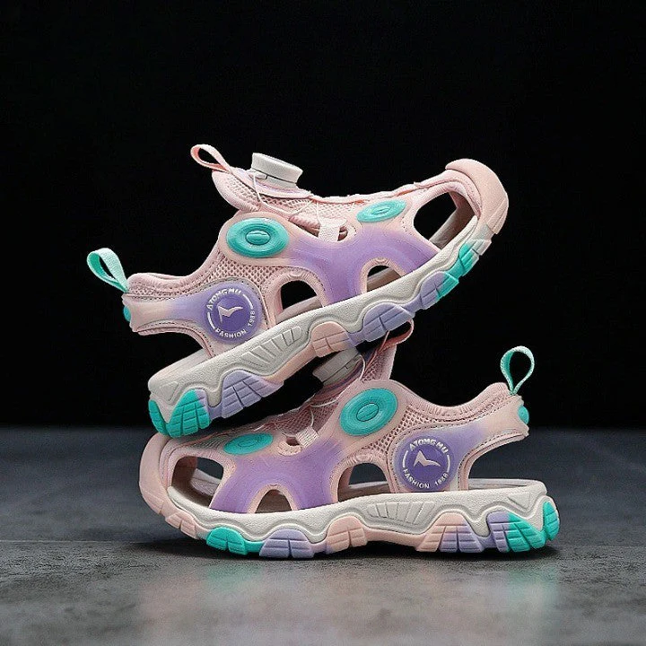 Breathable Easy Tie Laceless Kids Sneakers - Image 3