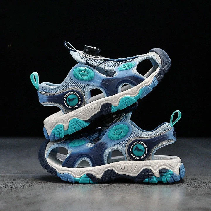 Breathable Easy Tie Laceless Kids Sneakers - Image 4