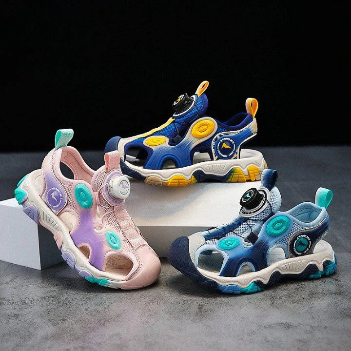 Breathable Easy Tie Laceless Kids Sneakers - Image 5