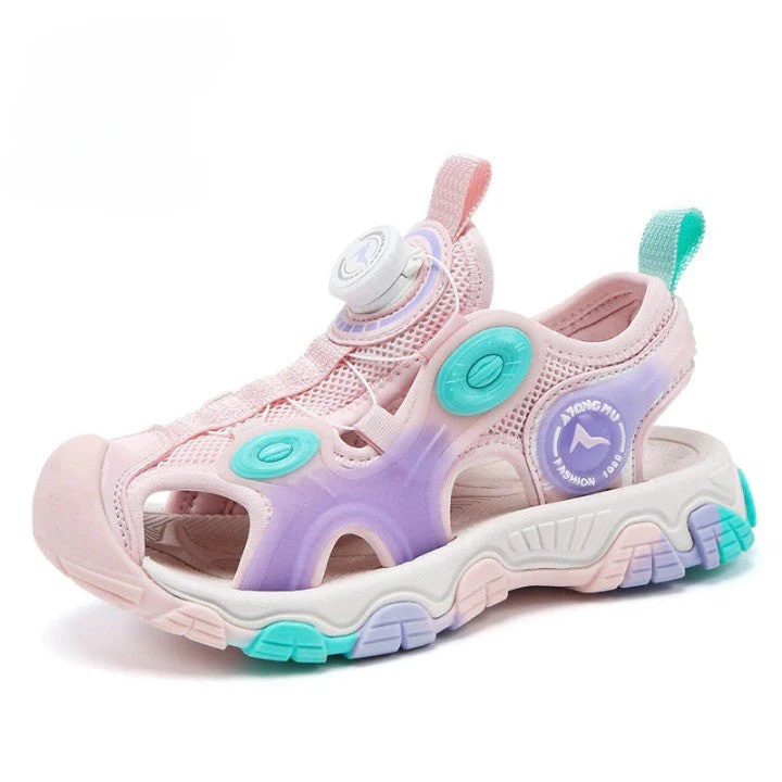 Breathable Easy Tie Laceless Kids Sneakers - Image 8