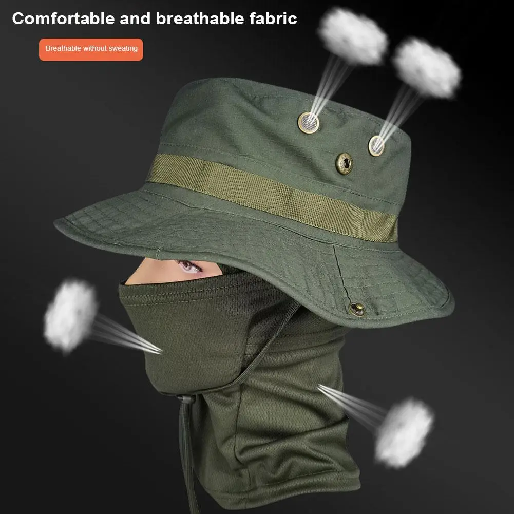 Breathable Hiking Camouflage Adjustable Boonie Hat - Image 5