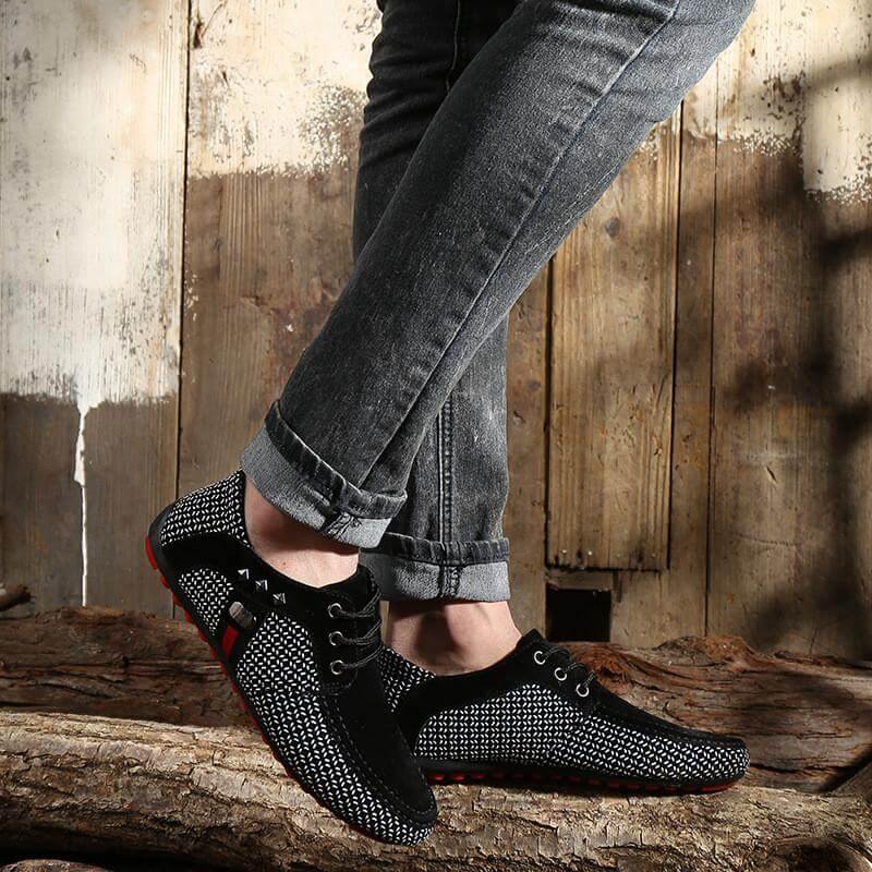 Breathable Moccasins Loafers Man Sneakers - Image 4