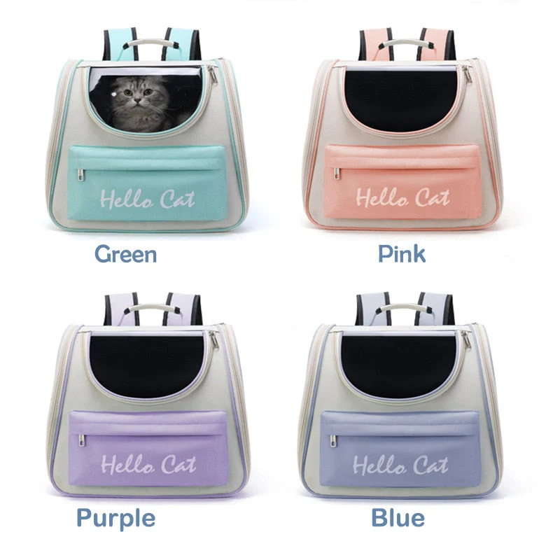 Breathable Transparent Pet Cat Carrier Bag - Image 6