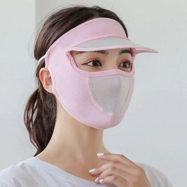 Breathable UV Protection Outdoor Sun Hat Mask - Image 10