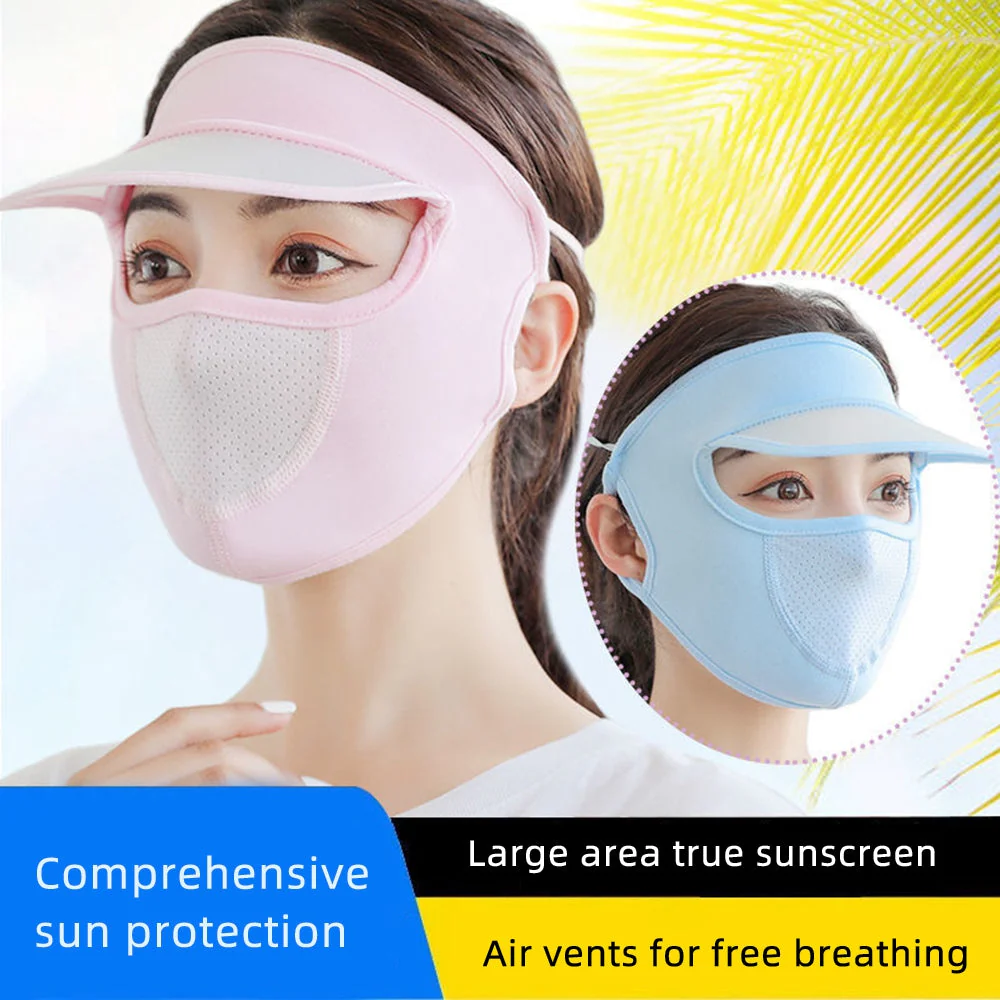 Breathable UV Protection Outdoor Sun Hat Mask - Image 2