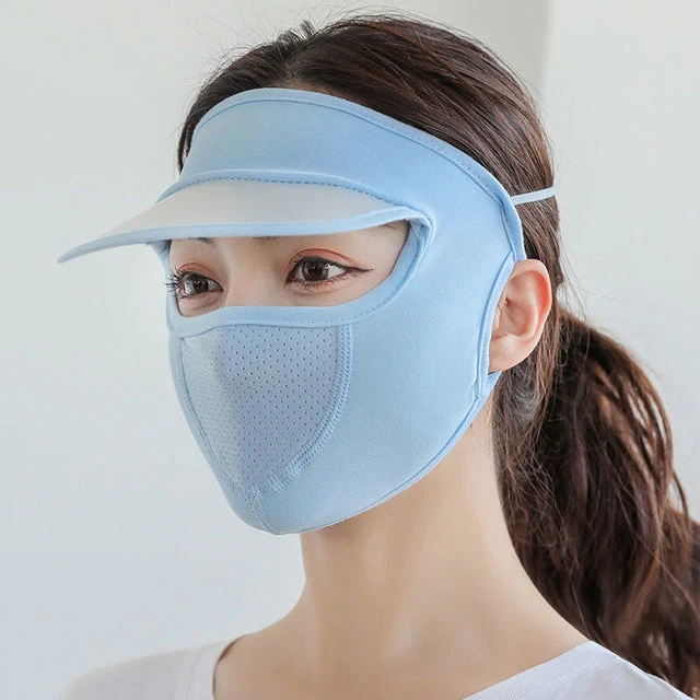 Breathable UV Protection Outdoor Sun Hat Mask - Image 7