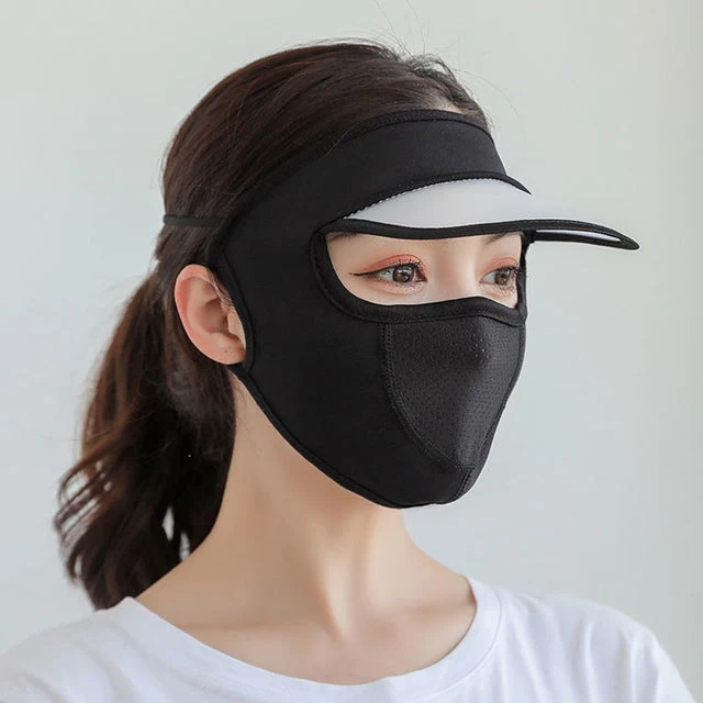 Breathable UV Protection Outdoor Sun Hat Mask - Image 8