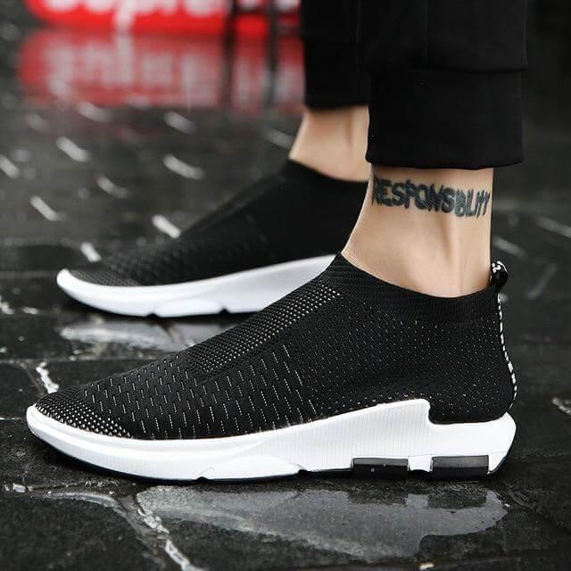 Breathable Wear-Resisting Knitted Men Shoes - Image 2