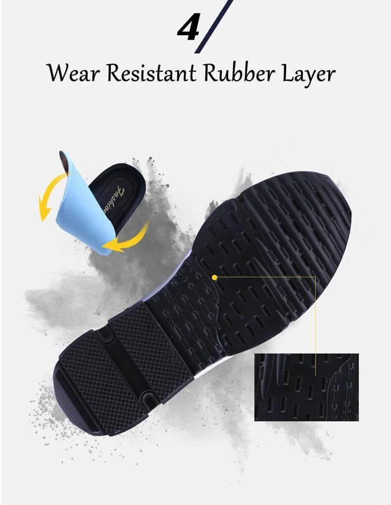 Breathable Wear-Resisting Knitted Men Shoes - Image 4