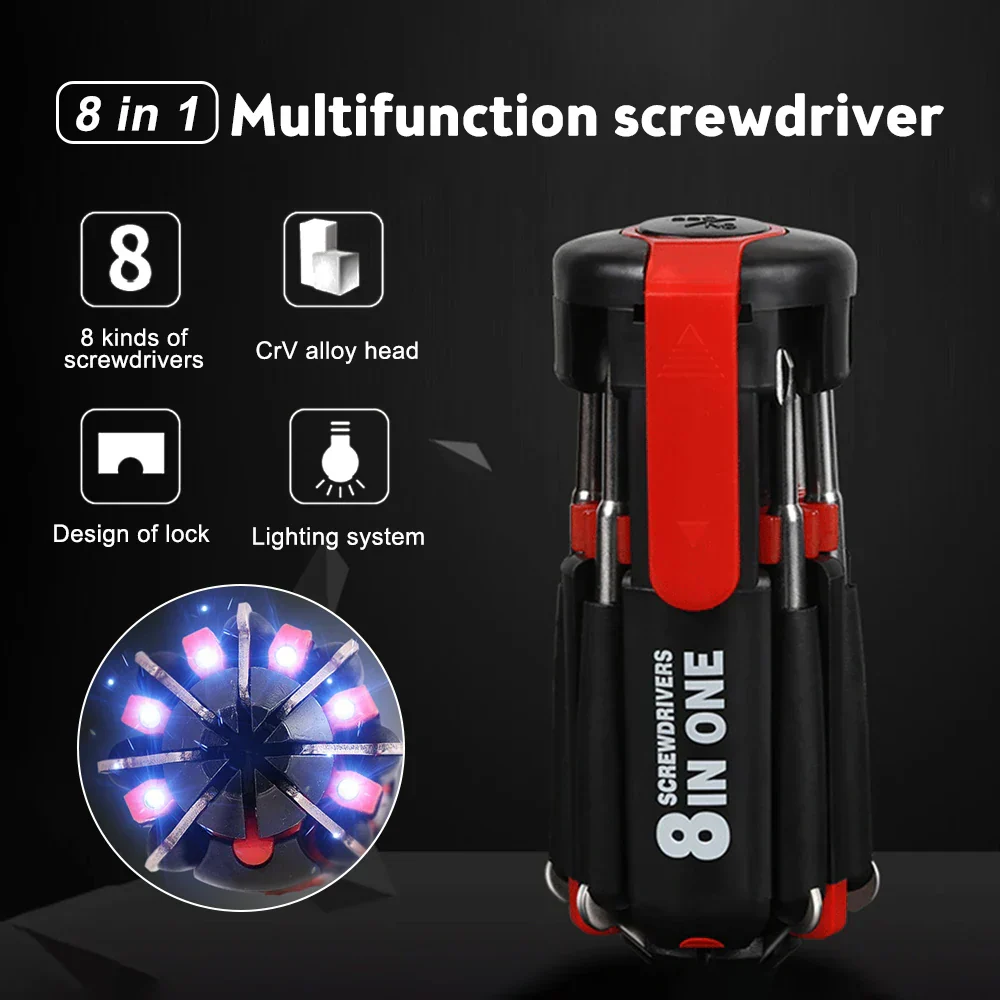 Bright Fix 8in1 LED Multi-Tool Screwdriver - Image 3
