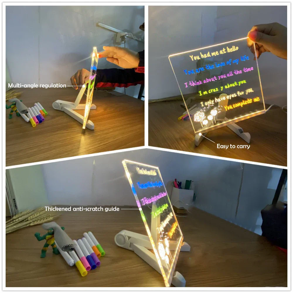Bright Story Neon Sketch Drawing Board - Image 5