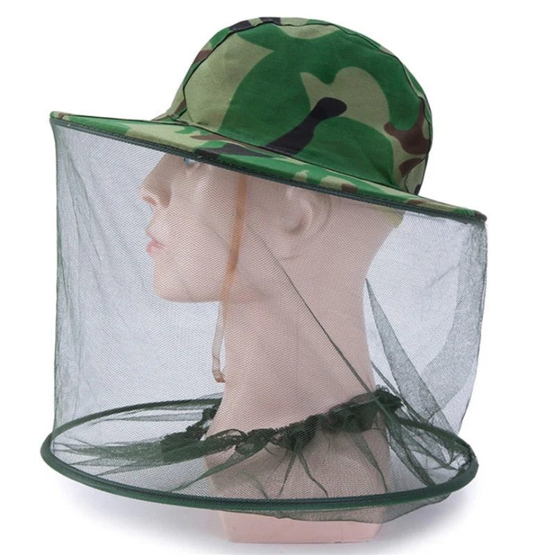 Bug Shield Sun Cover Camping Hat - Image 6
